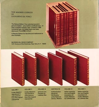 [McGraw-Hill Sales Brochure for the Publication of] "The Madrid Codices of Leonardo Da Vinci ."