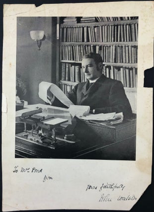 Inscribed Photograph of Reverend John Watson, Better Known as Author "Ian Maclaren" to Major J. B. Pond.