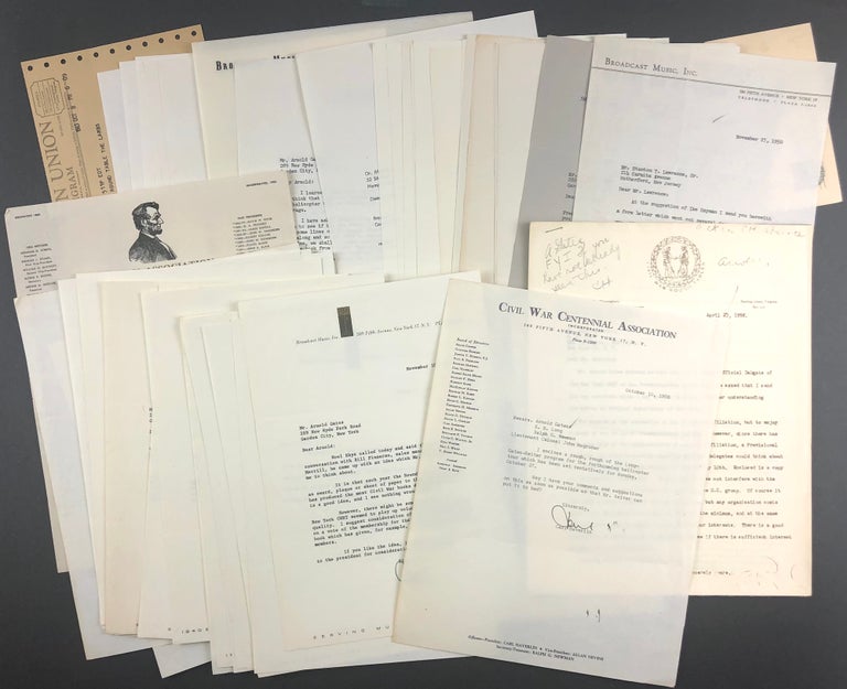 Item #46101 [Archive] Large Collection of Letters Pertaining to the Civil War Round Table of New York from Carl Haverlin, its First President, and a Broadcasting Pioneer. Civil War Roundtable of New York, Carl Haverlin.