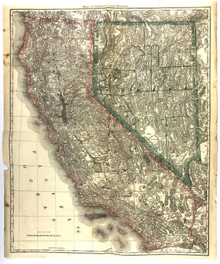 Item #46231 Map of California and Nevada. California, Rand McNally and Company