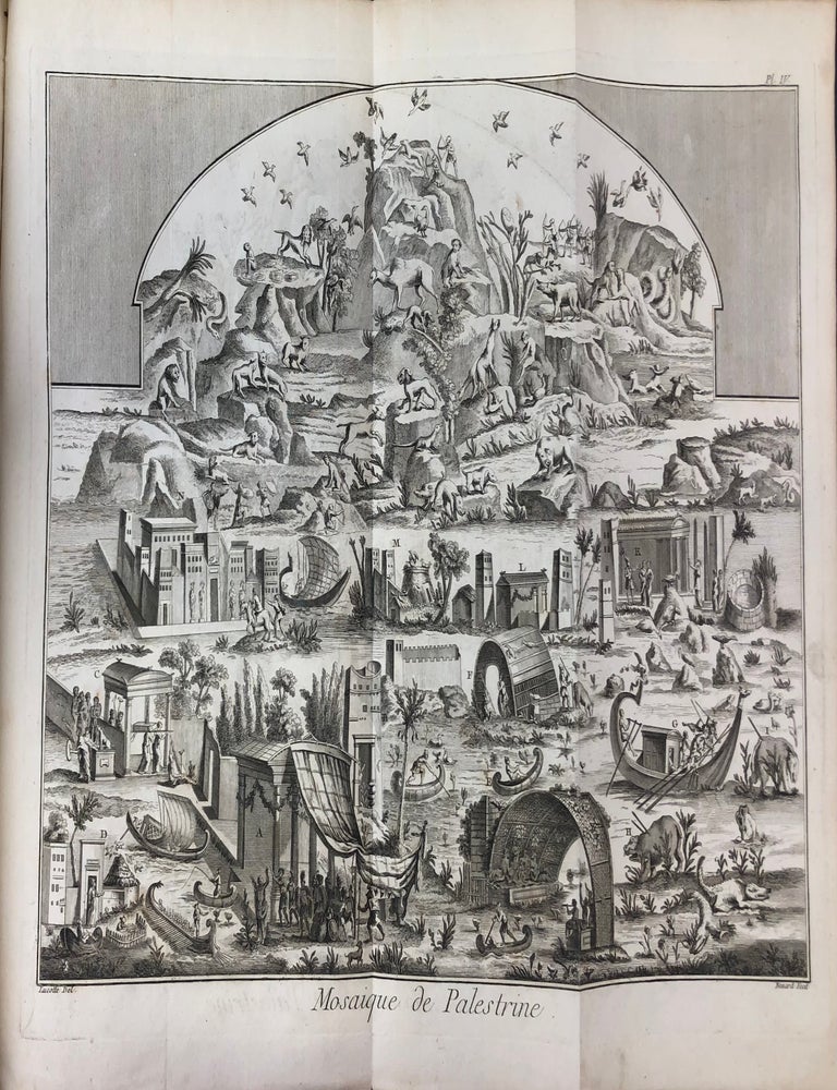 Item #46380 Mosaique [from] Recueil de planches, sur les sciences les arts liberaux, et les arts m&eacute;chaniques, avec leur explication. Denis Diderot, Jean Le Rond d' Alembert.
