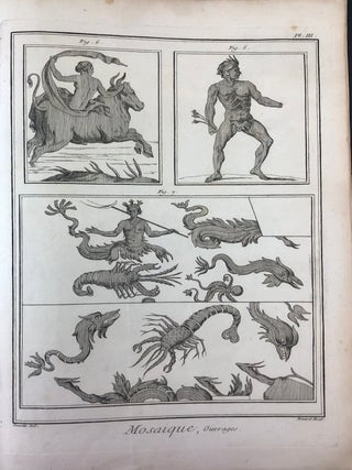 Mosaique [from] Recueil de planches, sur les sciences les arts liberaux, et les arts m&eacute;chaniques, avec leur explication.