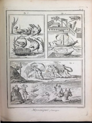 Mosaique [from] Recueil de planches, sur les sciences les arts liberaux, et les arts m&eacute;chaniques, avec leur explication.